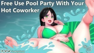 Free use Pool Party with your Hot Co-Worker [audio Porn] [begging for your Cock]