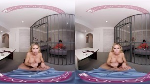 VRBangers Beautiful prisoner is working your dick to get out of prison VR