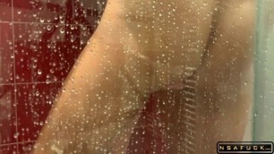 Best Rimjob and ass fingering Shower Sex