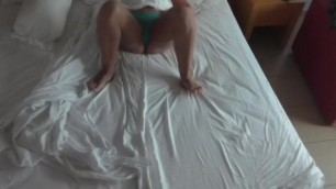 HIDDEN CAM IN HOTEL ROOM CAUGHT MASTURBATION