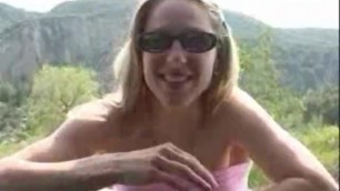 Heather gives the best Blowjob Outdoor