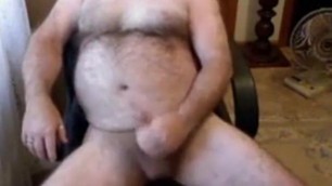 Hot Daddy bear masturbate