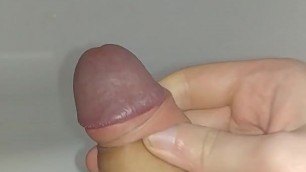 Me. Pissing. Masturbation. Big thick cock.