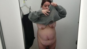 Sexy BBW in a Store's Dressing Room (Preview)