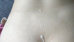 Fucking Wife Doggystyle With Cum On Back