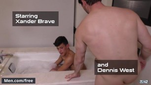 Dennis West and Xander Brave - Bath Time - Drill My Hole