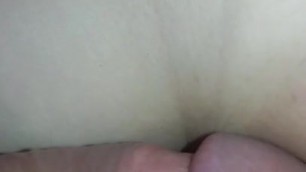 Up close fucking of her wet pussy