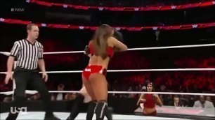 Nikki Bella vs Paige&period; Raw 3 2 15&period;