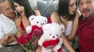 DaughterSwap - Valentines Day Orgy With Stepdaughters